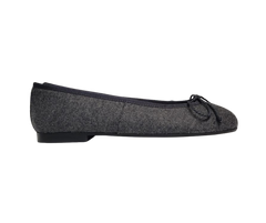 Papanatas 5631 Children's Grey Flannel Ballet Flat