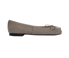 Papanatas 5631 Children's Taupe Corduroy Ballet Flat