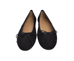 Papanatas 5631 Children's Black Suede Ballet Flat