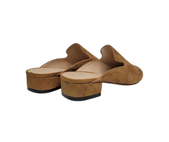 Viviamos Hunter Ladies Camel Suede Slipper