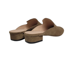 Viviamos Hunter Ladies Taupe Suede Slipper