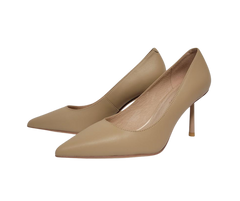 Viviamos Shine Ladies Nude Leather Heel