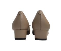 Viviamos Bliss Ladies Black Leather Low Heel