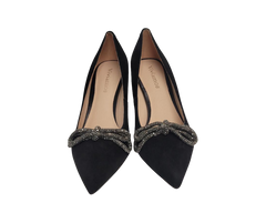 Viviamos Zest Ladies Black Suede Heel