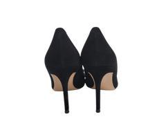 Viviamos Zest Ladies Black Suede Heel