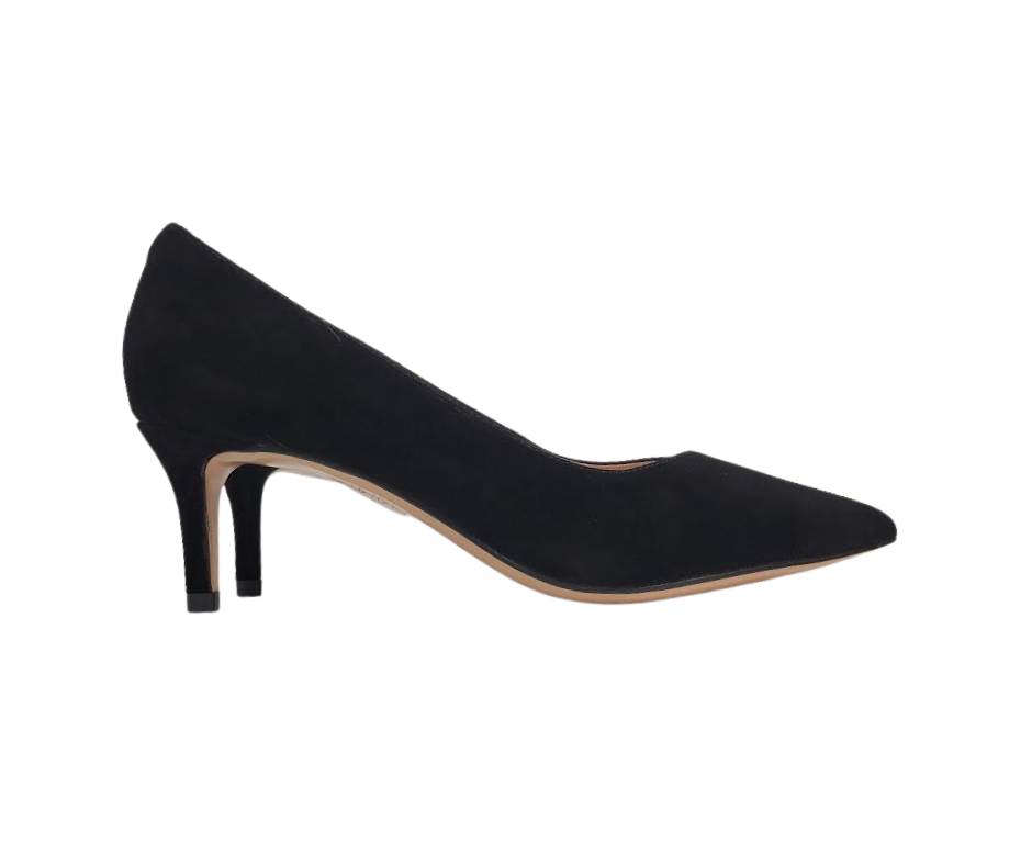 Viviamos Cassie Ladies Black Suede Heel