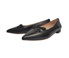Viviamos Teddi Black Leather Dress Shoe