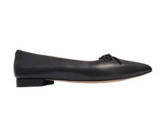 Viviamos Teddi Black Leather Dress Shoe
