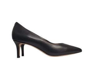 Viviamos Cassie Ladies Black Leather Heel
