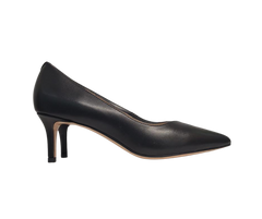 Viviamos Cassie Ladies Black Leather Heel