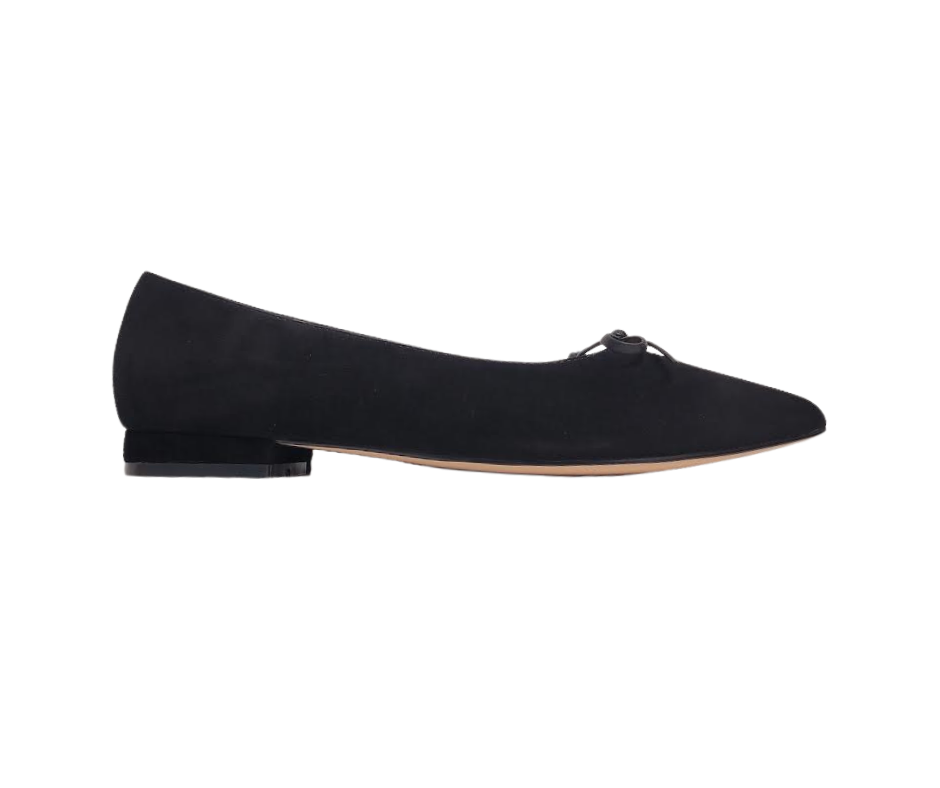 Viviamos Teddi Black Suede Dress Shoe