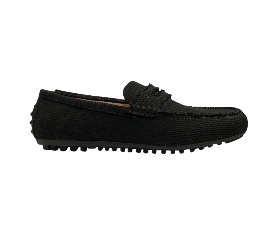 Viviamos Sammy Black Canvas Flat