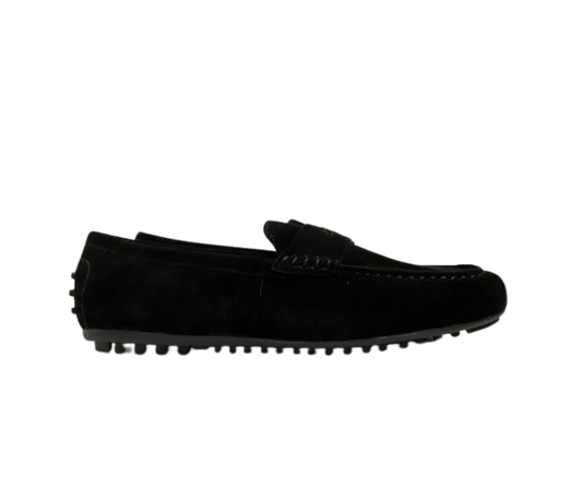 Viviamos Sammy Black Suede Flat