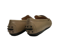 Viviamos Sammy Taupe Leather Flat