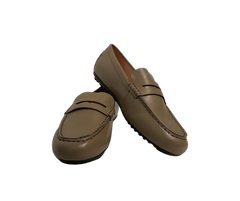 Viviamos Sammy Taupe Leather Flat