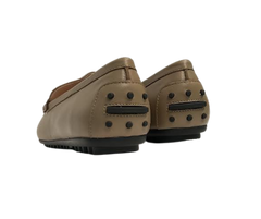 Viviamos Sammy Taupe Leather Flat