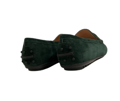 Viviamos Sammy Dark Green Suede Flat
