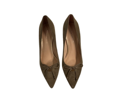 Viviamos Melanie Ladies Taupe Suede Heel