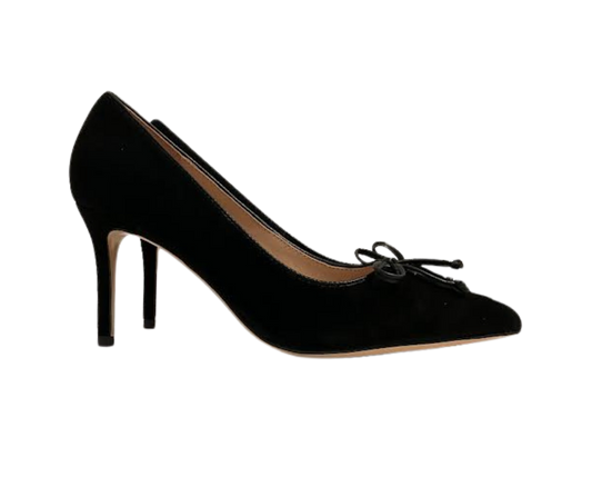 Viviamos Melanie Ladies Black Suede Heel