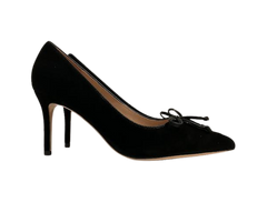 Viviamos Melanie Ladies Black Suede Heel