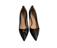 Viviamos Melanie Ladies Black Leather Heel