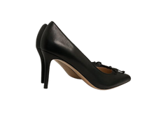 Viviamos Melanie Ladies Black Leather Heel