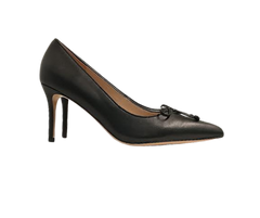 Viviamos Melanie Ladies Black Leather Heel