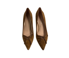 Viviamos Melanie Ladies Camel Suede Heel