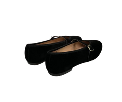 Viviamos Allison Black Suede Flat