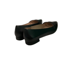 Viviamos Haren Black Leather Flat