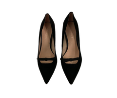 Viviamos Selma Black Suede Heel