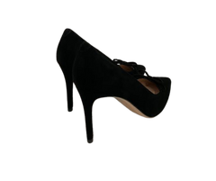 Viviamos Selma Black Suede Heel