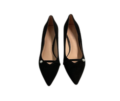 Viviamos Mona Black Suede Heel