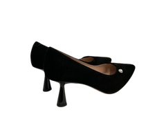 Viviamos Mona Black Suede Heel