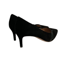 Viviamos Tamia Black Suede Heel