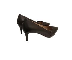 Viviamos Tamia Dark Brown Leather Heel