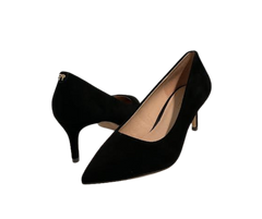 Viviamos Orchid-B Black Suede Heel