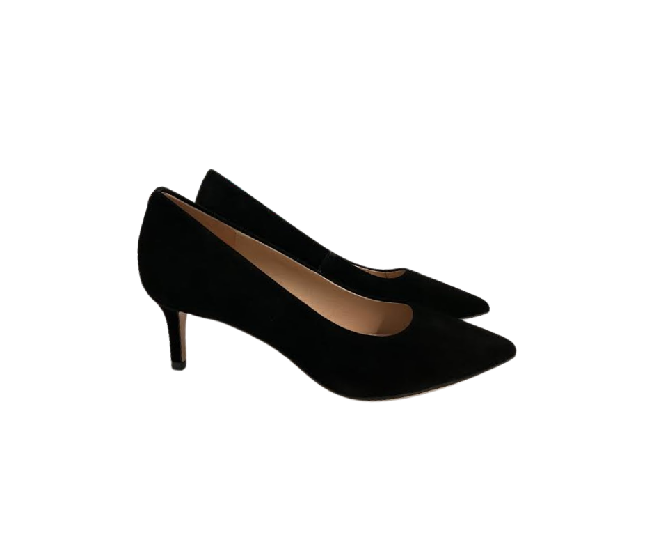 Viviamos Orchid-B Black Suede Heel