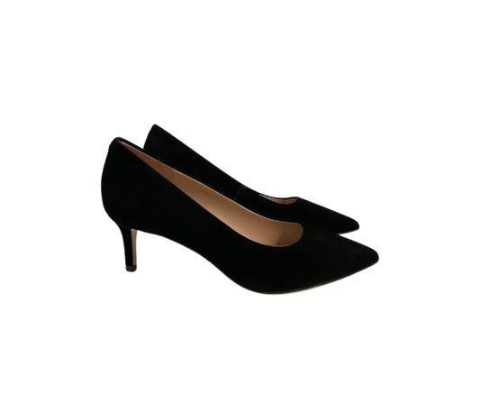 Viviamos Orchid-B Black Suede Heel