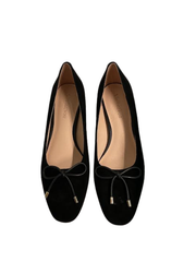 Viviamos Carmela Black Leather Heel