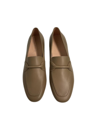 Viviamos Myrtle Taupe Leather Flat
