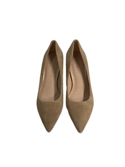 Viviamos Orchid-B Beige Suede Heel