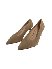 Viviamos Orchid-B Beige Suede Heel