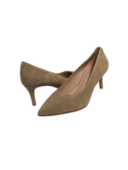 Viviamos Orchid-B Beige Suede Heel