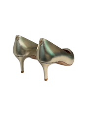 Viviamos Orchid-B Gold Leather Heel