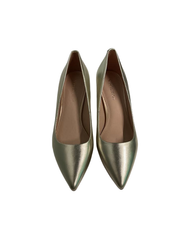 Viviamos Orchid-B Gold Leather Heel