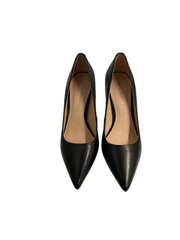 Viviamos Dina Black Leather Heel