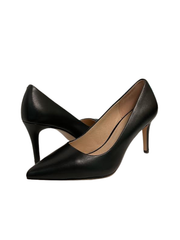 Viviamos Dina Black Leather Heel