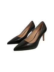 Viviamos Dina Black Leather Heel