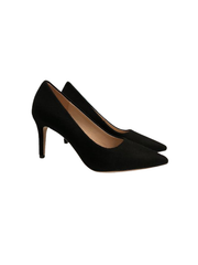 Viviamos Dina Black Flannel Heel